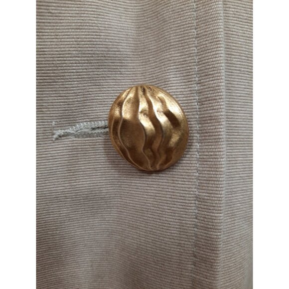 Vintage Fairy Boho Romantic Jacket Long Coat Womens M Beige Tree Floral Artsy - Picture 8 of 13